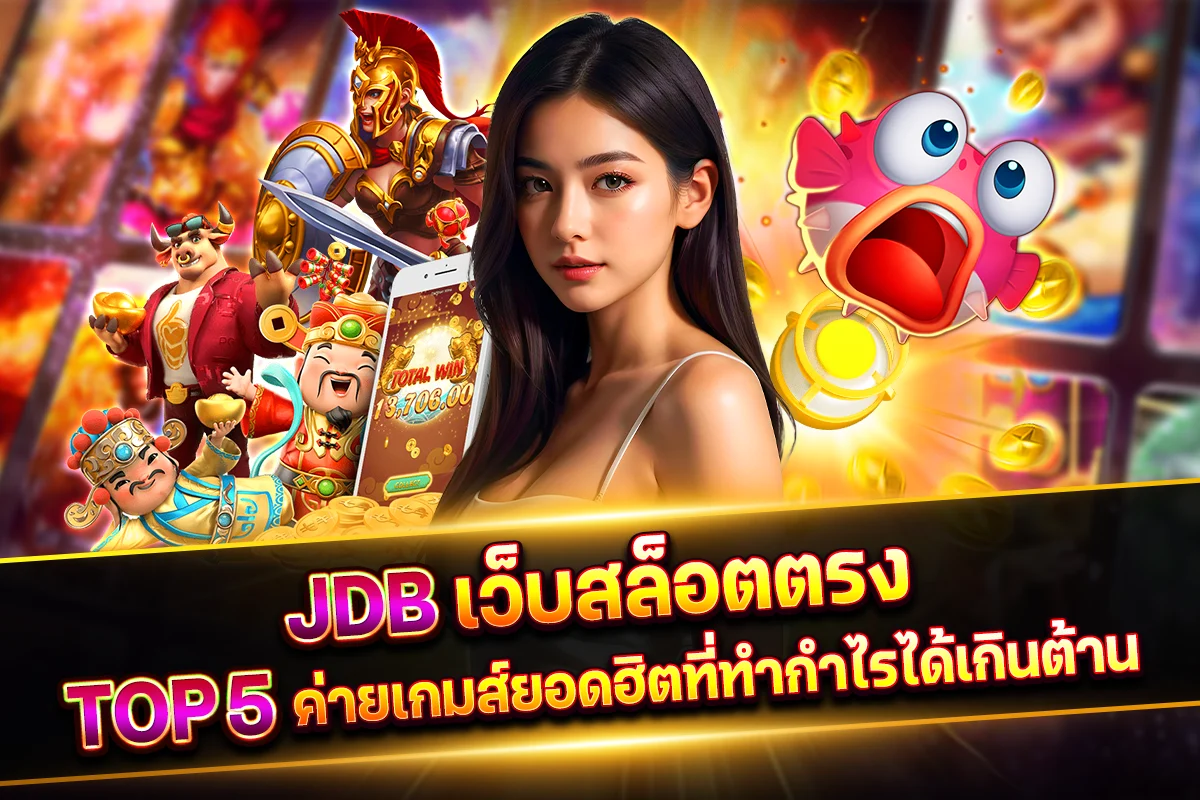 JDB เว็บสล็อตตรง Top 5 ค่ายเกมยอดฮิตที่ทำกำไรได้เกินต้าน