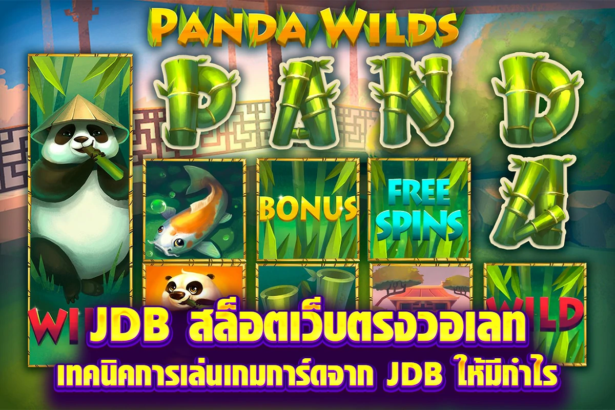 JDB สล็อตเว็บตรงวอเลท เทคนิคการเล่นเกมการ์ดจาก JDB ให้มีกำไร