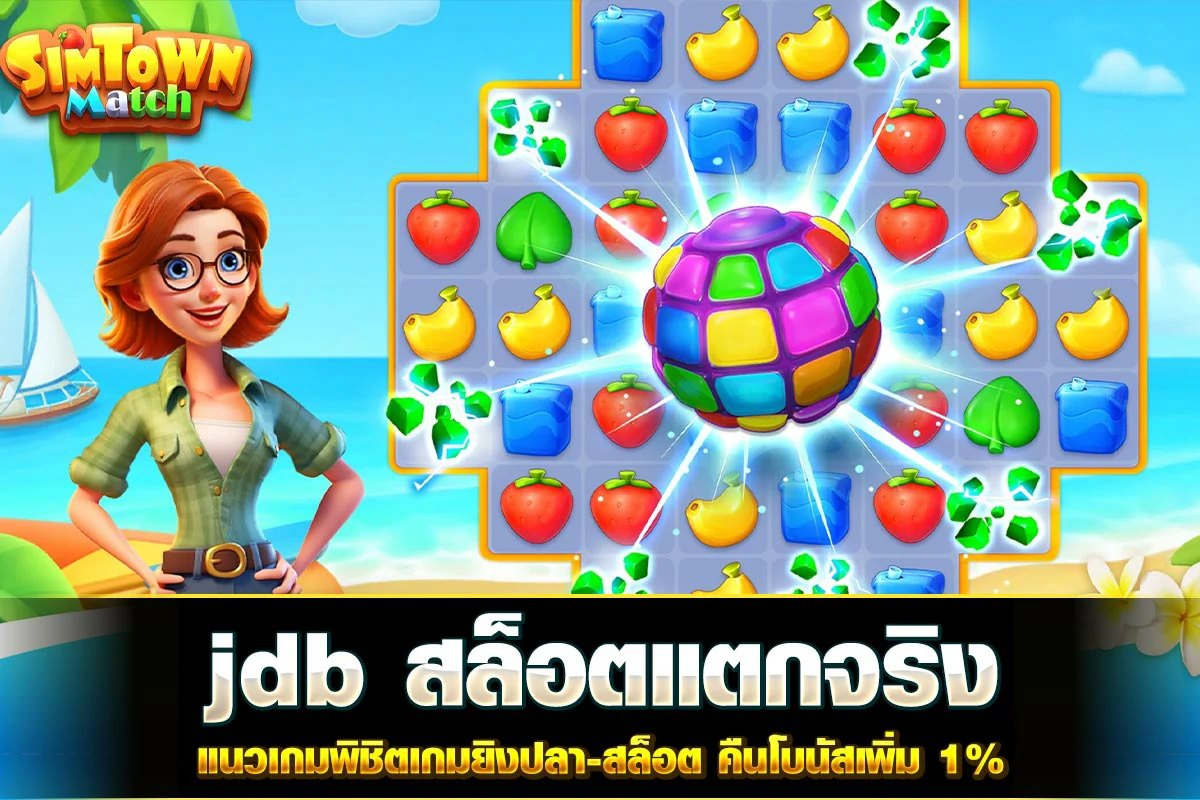 01. jdb สล็อตแตกจริง แนวเกมพิชิตเกมยิงปลา-สล็อต คืนโบนัสเพิ่ม 1%
